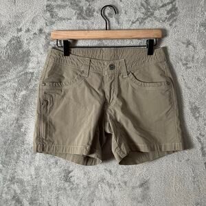 Kuhl Women's Splash 5.5”‎ Shorts Size 2 Hiking Gorpcore Khaki